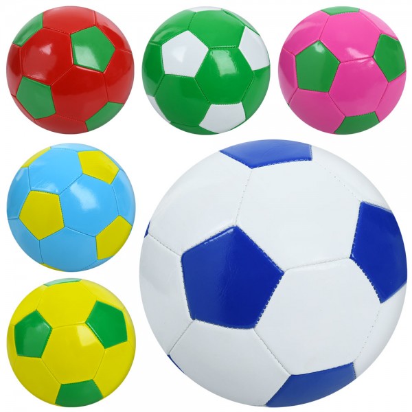 162837 М'яч футбольний MS 4121 розмір 5, ПВХ, 260-280 г, мікс кольорів, кул.