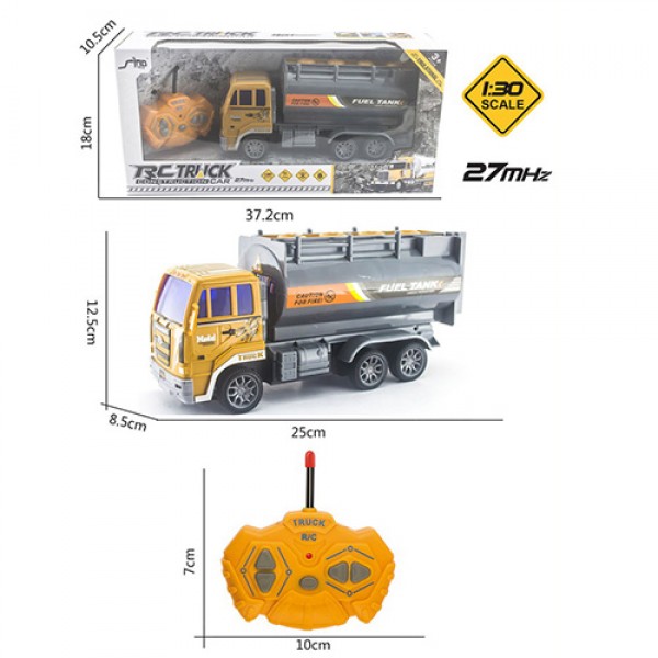115286 Бензовоз QH22-3 радіокер., 1:30, гум.колеса, світло, бат., кор., 37-18-10,5см.