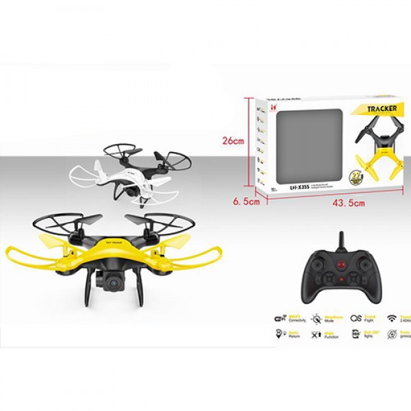 115329 Квадрокоптер LH-X35SH радіокер.2,4G, акум., зап.лопасті, USB, 2кольори, світло, кор., 44-26-7см.