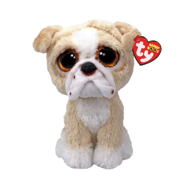 243783 Дитяча іграшка м’яконабивна TY Beanie Boos англійський бульдог "POOCH" 15 см, арт. 37371