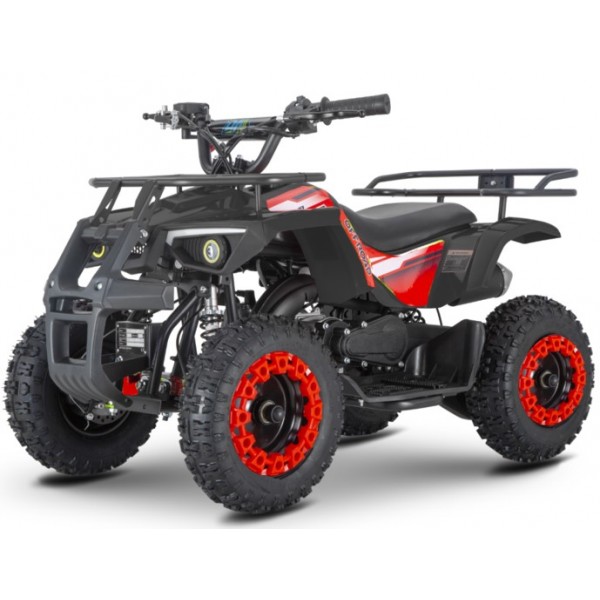 247452 Квадроцикл HB-ATV1000AS-2-3 мотор 1000W,3акум 12A/12V,швидкість25км/год,допуст.нав. 45кг,чорн./черв.