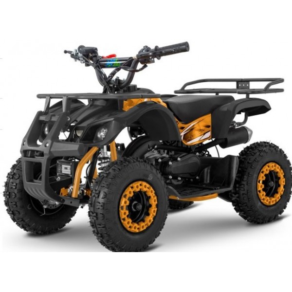 247456 Квадроцикл HB-ATV1000AS-2-7 мотор 1000W,3акум 12A/12V,швидкість25км/год,допуст.нав. 45кг,чорн-помар.