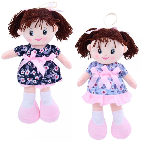 247782 Лялька 1-38м'яконабивна, 34см, петелька, 2 кольори, у пакеті,13-34-7см