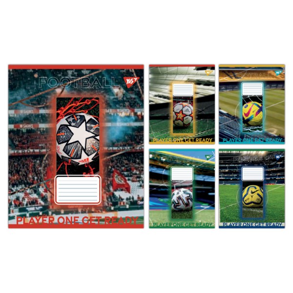 236777 А5/60 кл. Yes Football stadium, зошит учнівський загальний