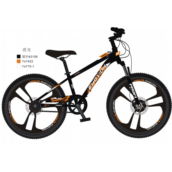 250817 Велосипед PROFI EMOTION 20 д. ET-2004 алюм.рама 11",SKD85%,SHIMANO 21SP,магн.ободи.,чорний