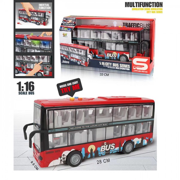 243039 Автобус JS123B інерц., 1:16, рухомі деталі, муз., світло, бат. (табл.), кор., 33-16,5-9,5 см.