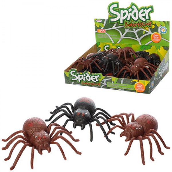 24914 Заводна іграшка YT531-4 павук, 12 шт. (2 кольори) в диспл., 18,5-28,5-8,5 см.