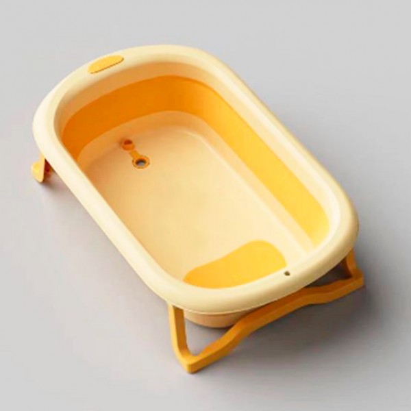 149899 Ванночка HA-B37-6 дитяча, пластик, на ніжках,жовтий,  78-49-20 см.