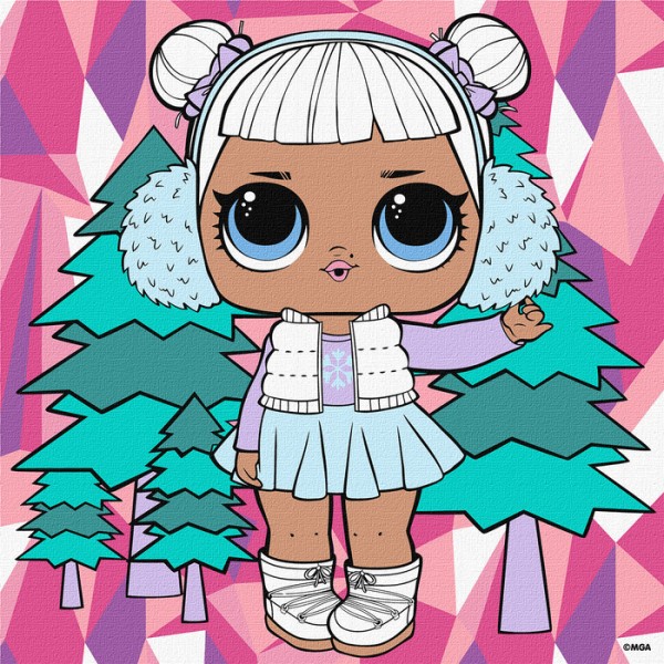 244431 KHO для дітей "L.O.L. Surprise! Winter chill. Snow Angel" 25x25см