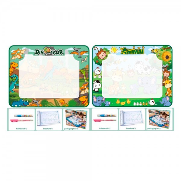 252520 Килимок для малювання H551-52A для малювання водою, 79-60см, 2 ручки, 2 види,кор,31-23,5-4,5см