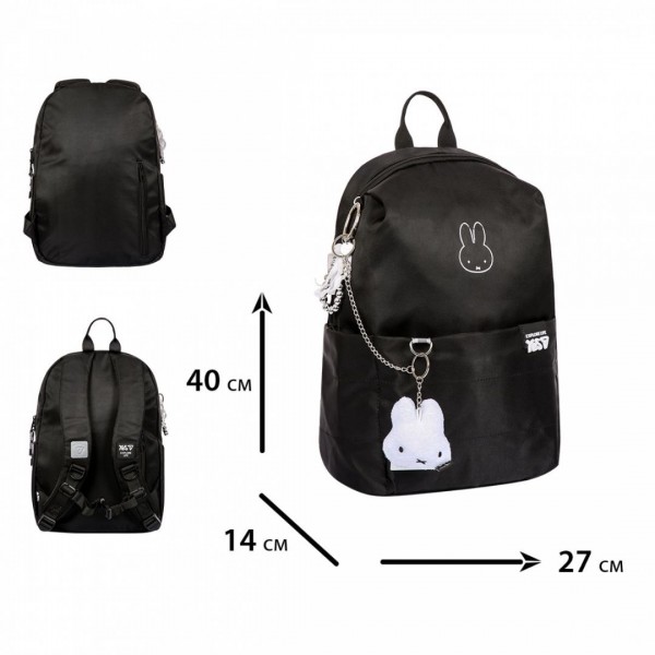 251287 Рюкзак Yes T-105M Miffy Black&White