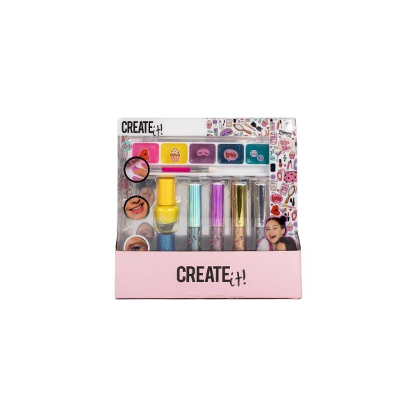 181590 girl CREATE IT! Набір косметики Металік 7 предметів