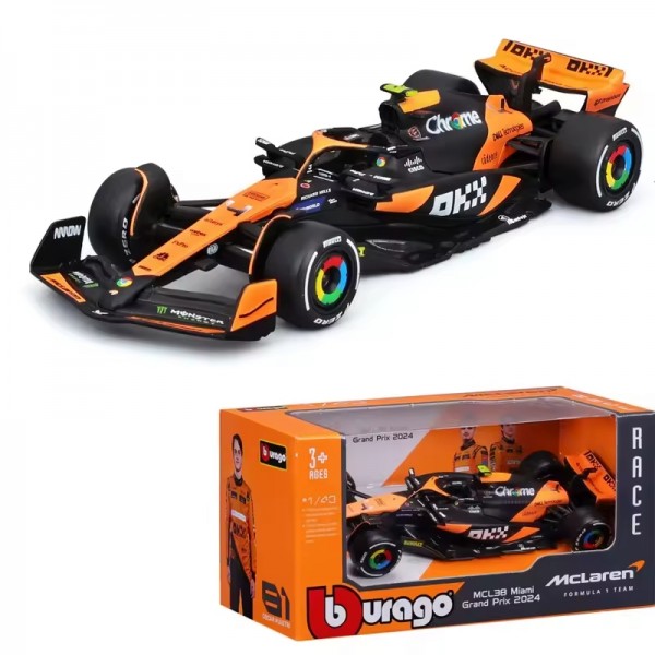 222410 Автомодель - MCLAREN F1 MCL38 (2024) (1:43)