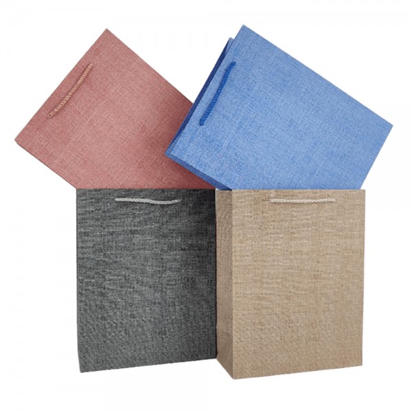 237575 Пакет 30*43*12см паперовий "Однокольоровий, стильний" 12 шт в пак.