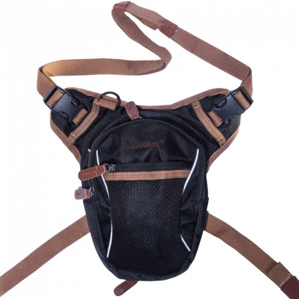 108292 Мотосумка на ногу Poso (CB-802) street pack Black