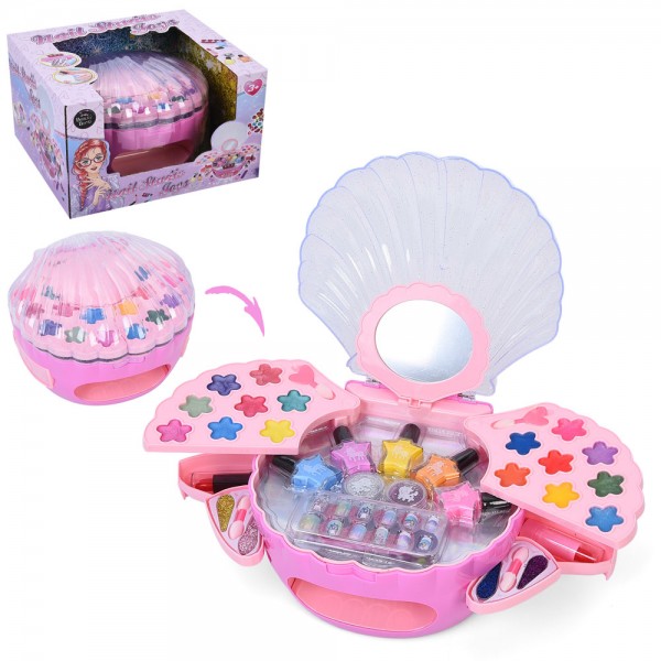 244019 Косметика RY6313 скринька,тіні,помада,дзерк.,наб.для манік.(лак,розд. для пал.,пилка,наліп.на нігті)