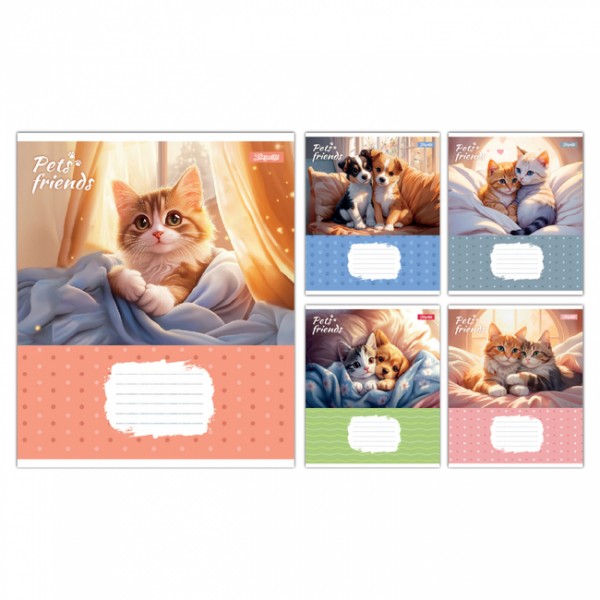 229362 А5/12 лін. 1B Pets Frinds, зошит учнівський шкільний