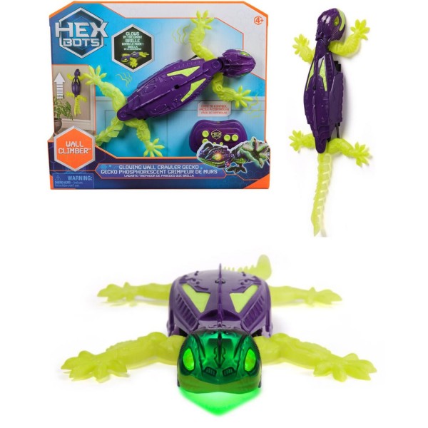 259292 Hex Bots:Гекон на дистанційному керуванні, що світиться у темряві