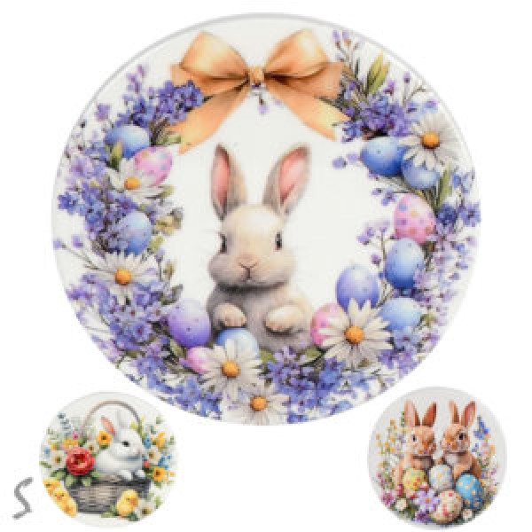 256341 Підставка під гаряче великодня "Happy Easter" 10см R40537