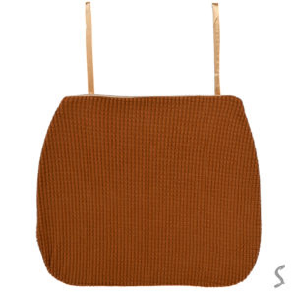 256344 Подушка на стілець "Waffle" 37*40см R94338-BR