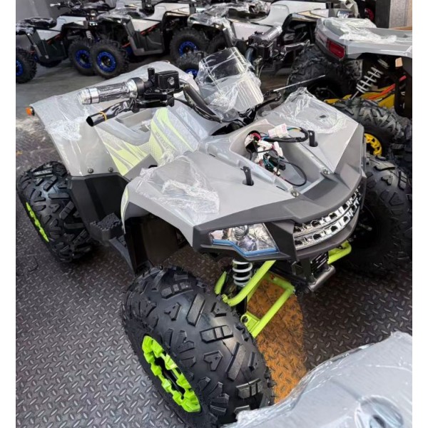 247427 Квадроцикл HB-FC1450-11-5 мотор 1450W безщ,5акум 12V/20AH,світло,до 50км/ч,до 82кг,сіро- неон-зелен.