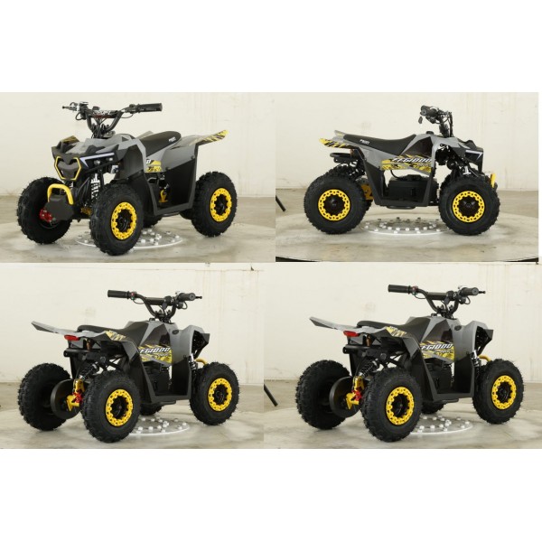 247463 Квадроцикл HB-FFG1000-11-6 мотор 1000W, 3акум 12A/12V, швидкість25км/ч, сіро-жовтий