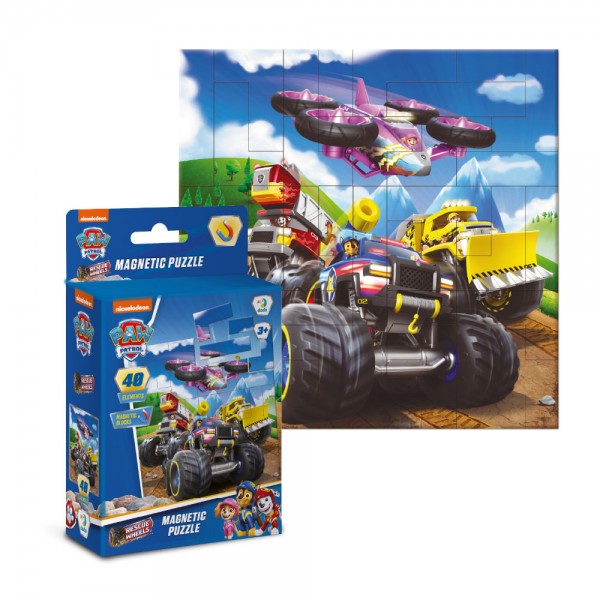 248070 200650 Магнітний пазл на 40 елементів «Колеса»