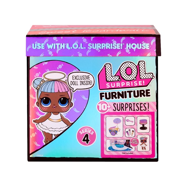 195280 Ігровий набір з лялькою L.O.L. SURPRISE! серії "Furniture" - ЛЕДІ-ЦУКОР З ВІЗОЧКОМ СОЛОДОЩІВ