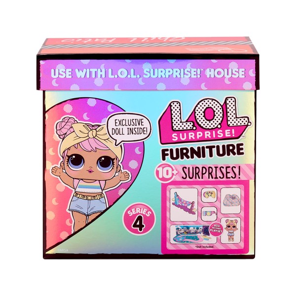 195281 Ігровий набір з лялькою L.O.L. SURPRISE! серії "Furniture" - ЛЕДІ-РЕЛАКС НА ВІДПОЧИНКУ