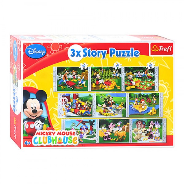 180922 Пазл 3хStory Puzzle - Міккі Маус/Disney, 90305