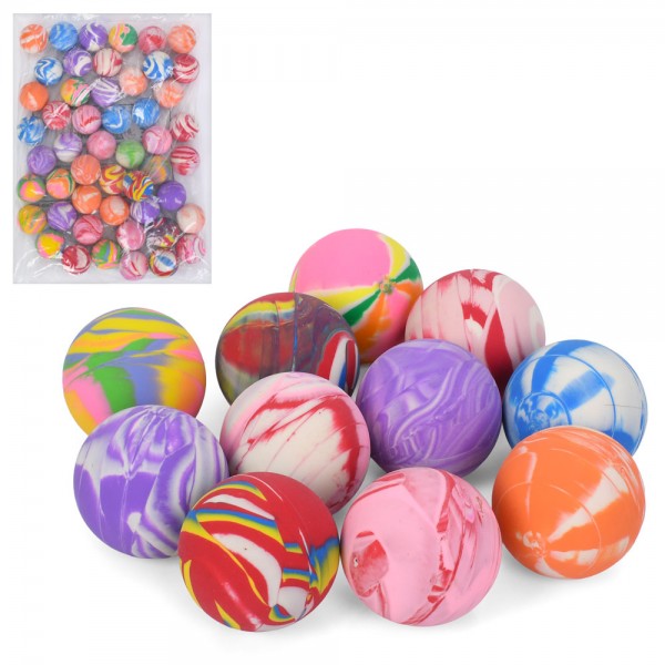 247769 Стрибуни MS 4926 (400шт) 4,5см, каучук, мікс видів, упаковка 50шт в пакеті