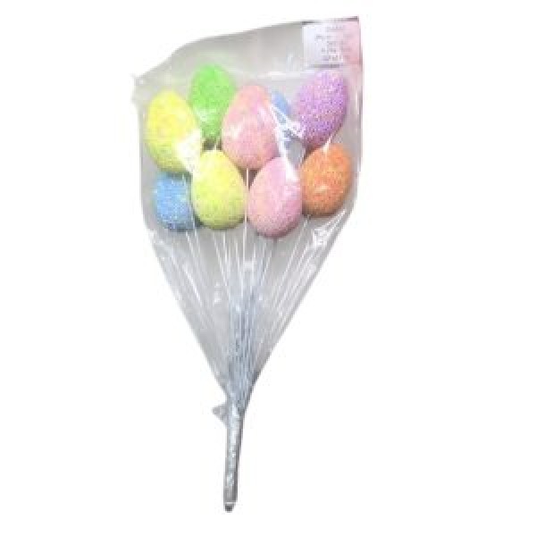 254240 Декор великодній "Easter eggs" 9шт/уп 20*3см, R40483
