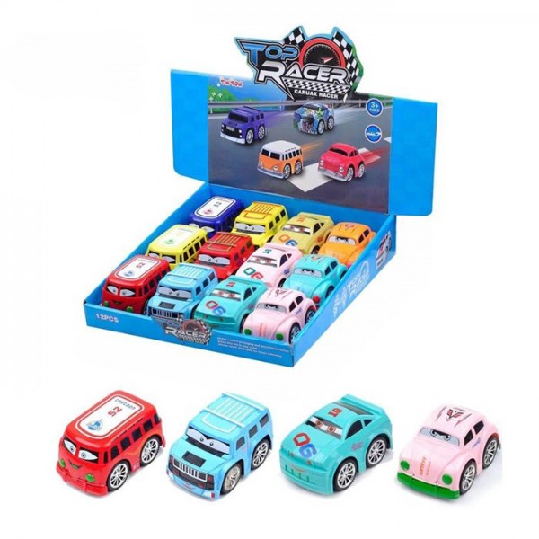 249216 Машина 638D-2  інерція,гум.колеса,(4 види)диспл. 29-6,5-33см