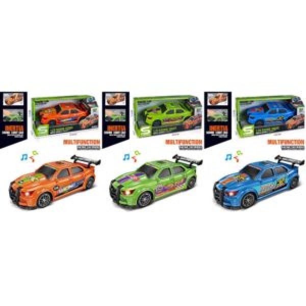 249600 Машина JS167A-7B-67 інерція, 19см, 1:20, музика, звук, світло, гумові колеса, 3 види,бат.кор.