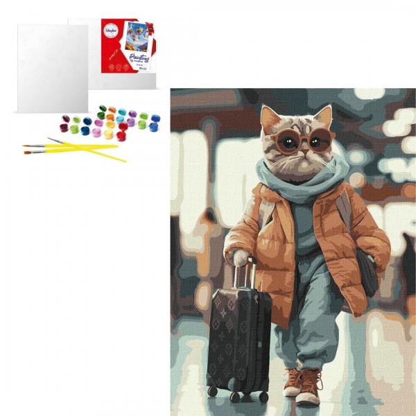 244442 KHO "Стильний пасажир" 30х40см