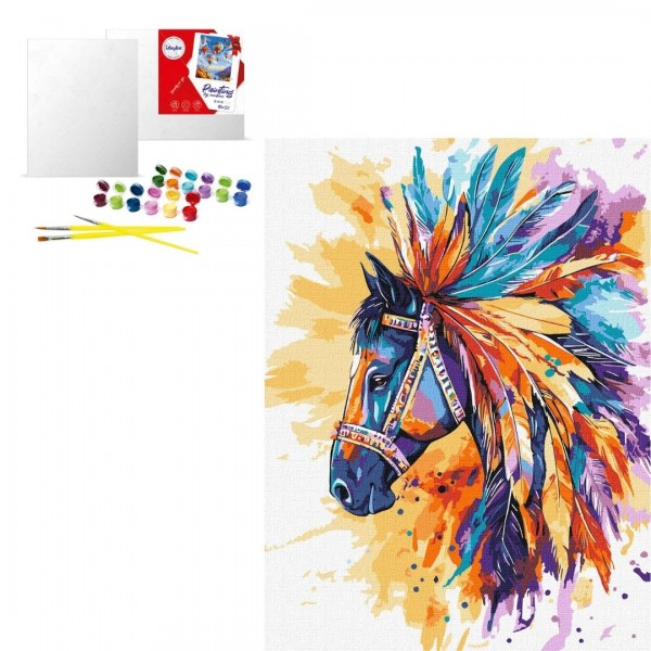 244444 KHO "Яскравий кінь" 30х40см