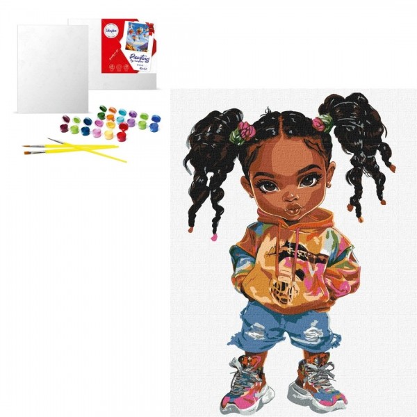 244448 KHO "Яскрава модниця" 30х40см