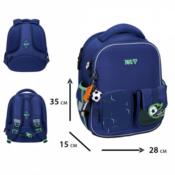 251295 Рюкзак каркасний Yes H-100S Football Fan