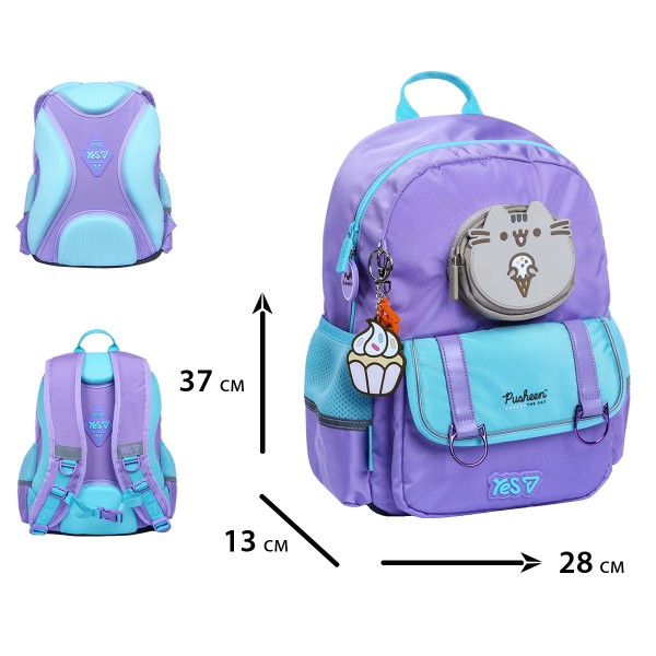 251305 Рюкзак шкільний Yes S-104S Pusheen Summer