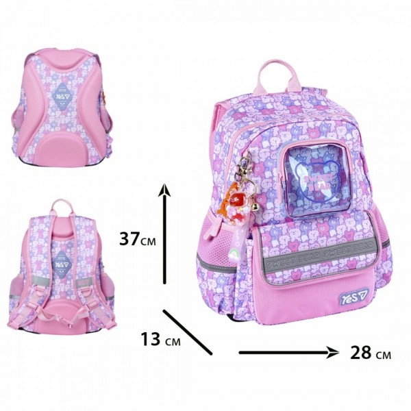 251306 Рюкзак шкільний Yes S-104S Sweet Bear