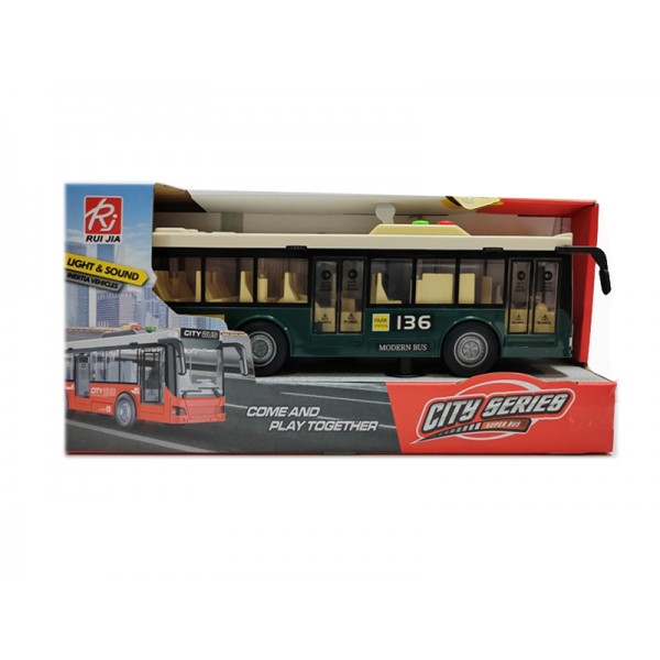 259851 Автобус RJ5503A  інерція, 27,5см, 1:16, звук,світ(різнокольорове),відчин.двері,гум.кол.бат.кор.