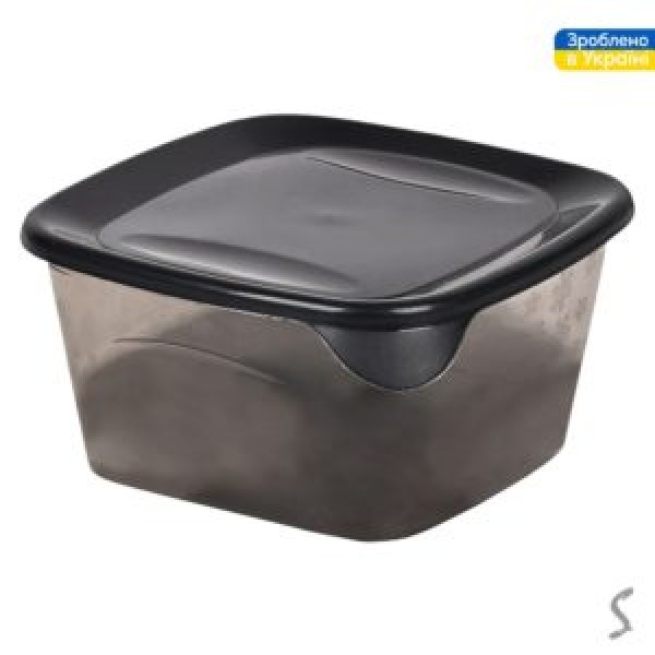 243273 Контейнер харчовий "Мокко" 1.2л 14*14*8.5см PB-710