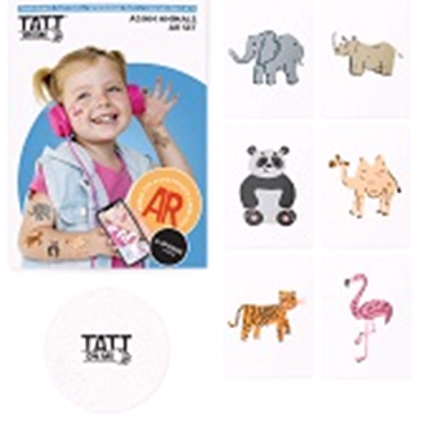 175436 Тимчасові тату TATTon.me "Asian animals AR set"