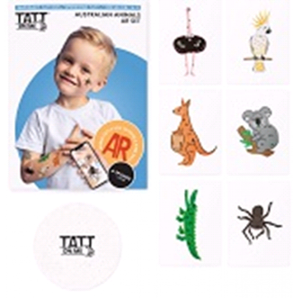 175437 Тимчасові тату TATTon.me "Australian animals AR set"