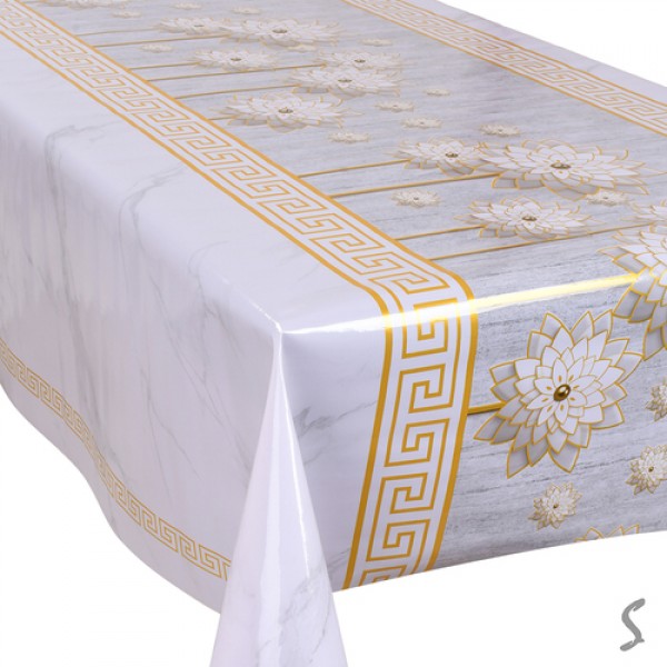 248811 Клейонка ПВХ з малюнками 3D на тканинній  основі 1.40*20м MA-5437