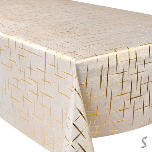 248813 Клейонка ПВХ з тисненням на тканинній  основі 1.37*20м MA-5364-S