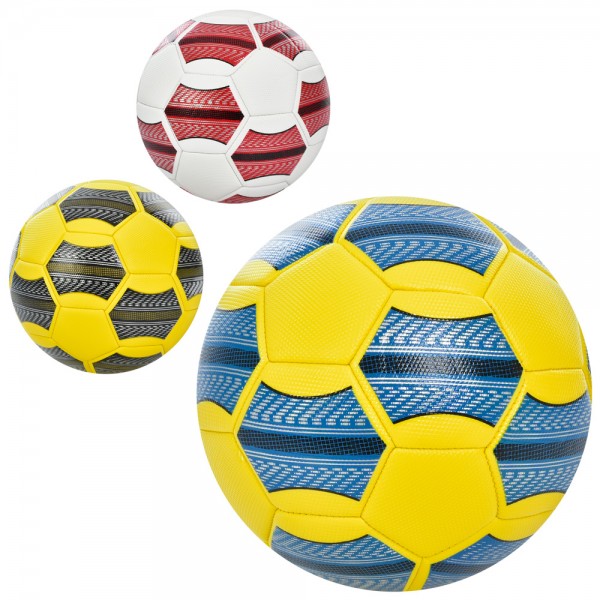 148769 М'яч футбольний MS 3609 розмір 5, ПУ, 340-360г., 3 кольори, кул.
