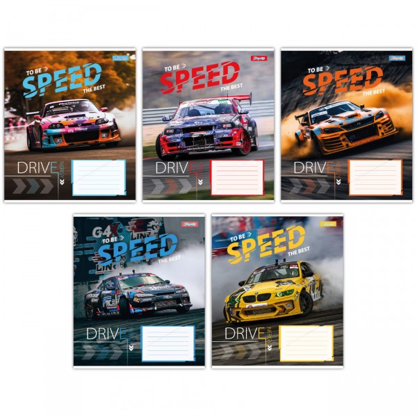 181855 А5/36 кл. 1В Speed the best, зошит для записів