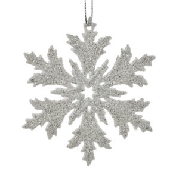 242817 Фігурка-підвіска новорічна "Snowflake" 10.5см., R96212