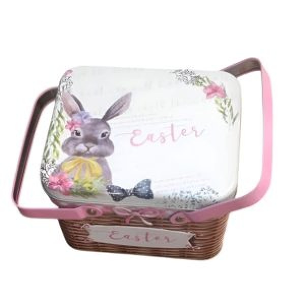 247266 Кошик великодній "Easter Bunny" 15*12.5*10.5см, R40527-R